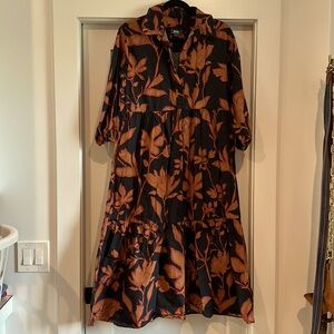 The Bettina Tiered Shirt Dress by Maeve